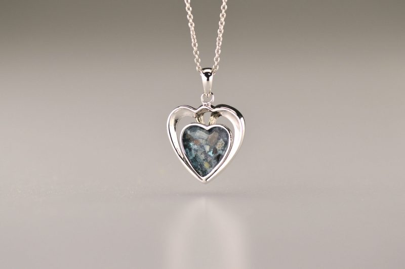 Double Heart Gem Pendant - Afbeelding 3