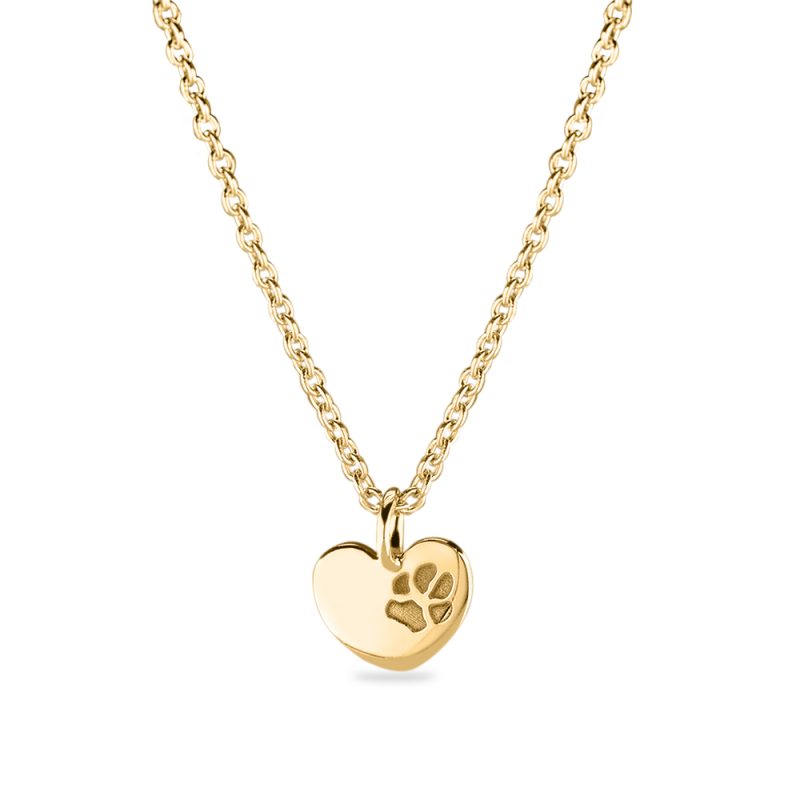Heart Engraving Pendant Medium