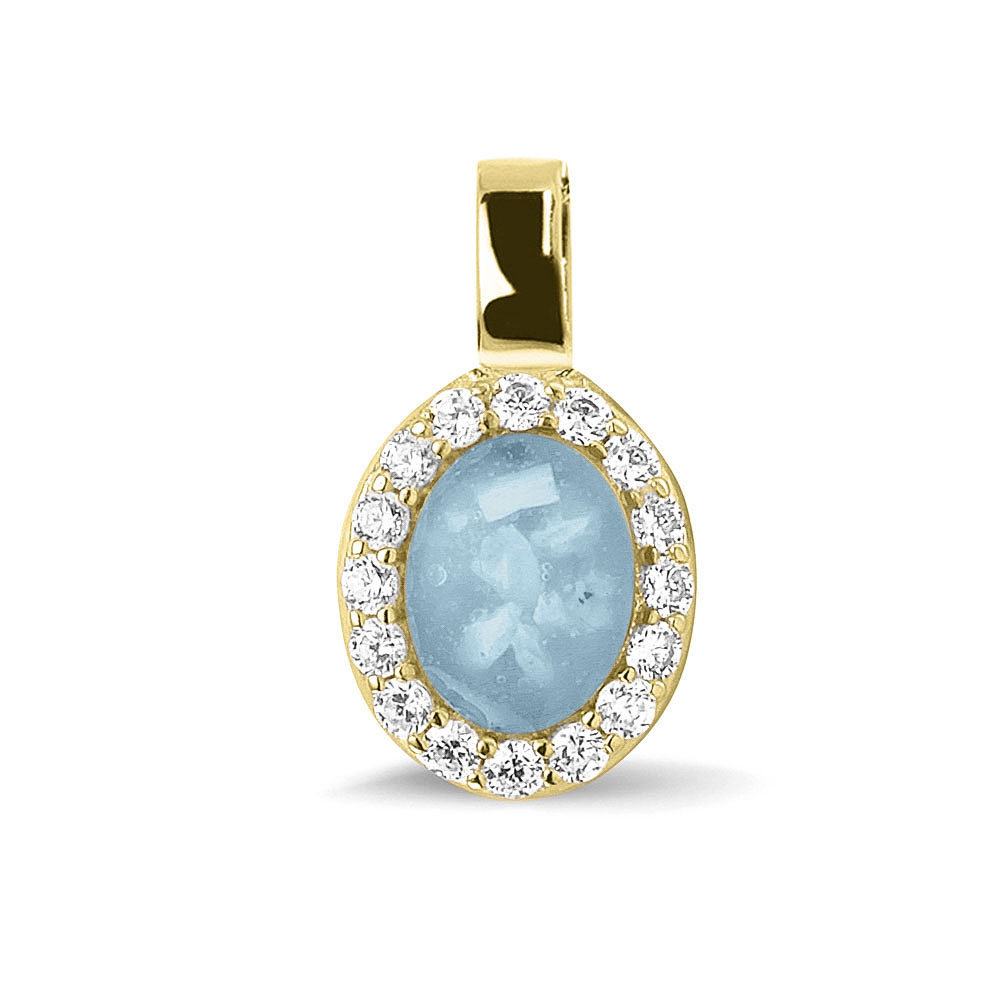Oval Gem Pendant - Image 4