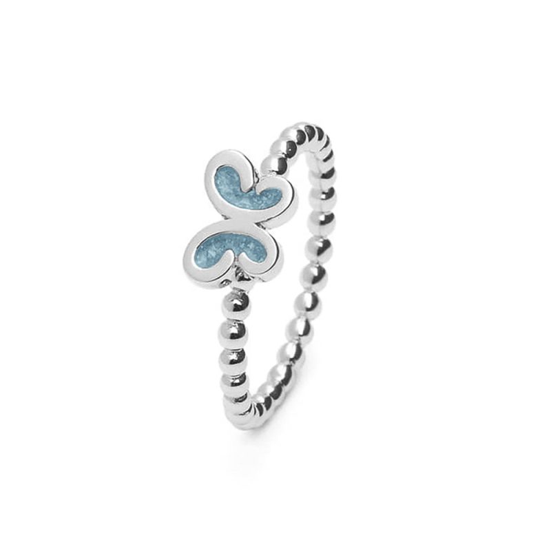 Bubble Band Butterfly Ring - Image 2
