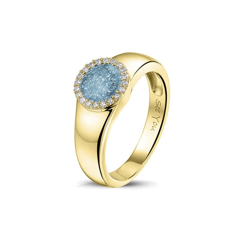 Circle Gem Ring